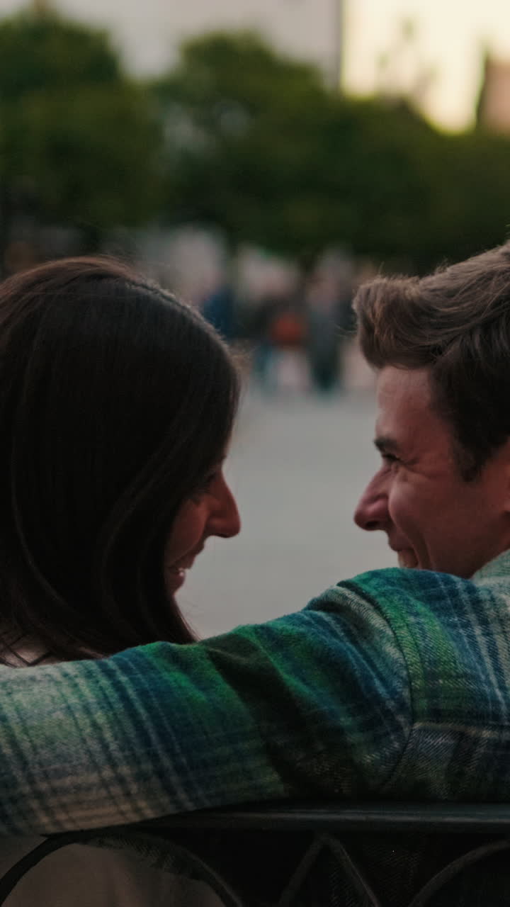 Couple in Seville, Spain Enjoying a Romantic Getaway