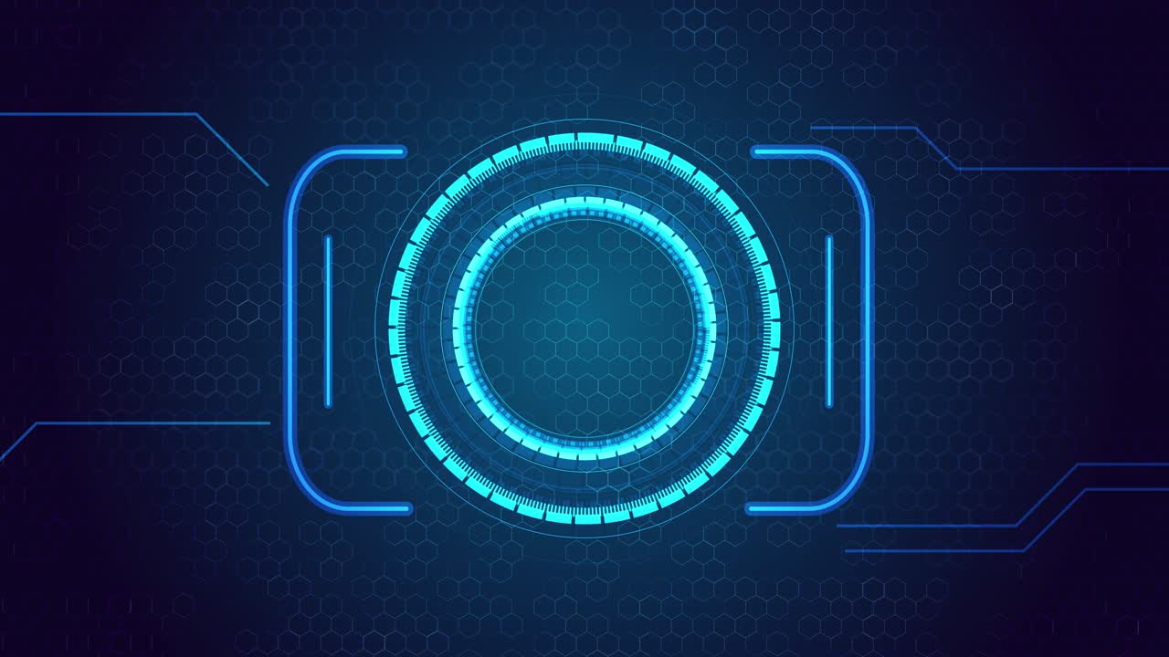 diseño de interfaz futurista abstracto