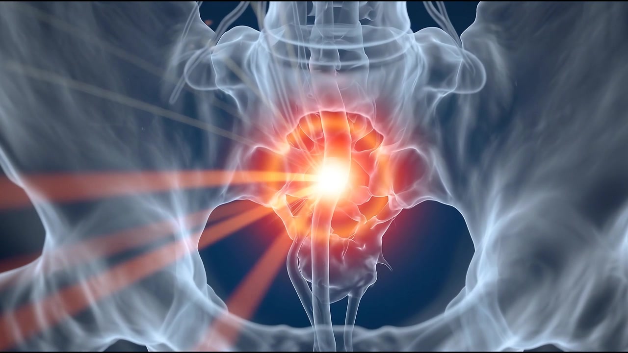 Medical Animation of Laser Treatment for Sacral Nerve Pain