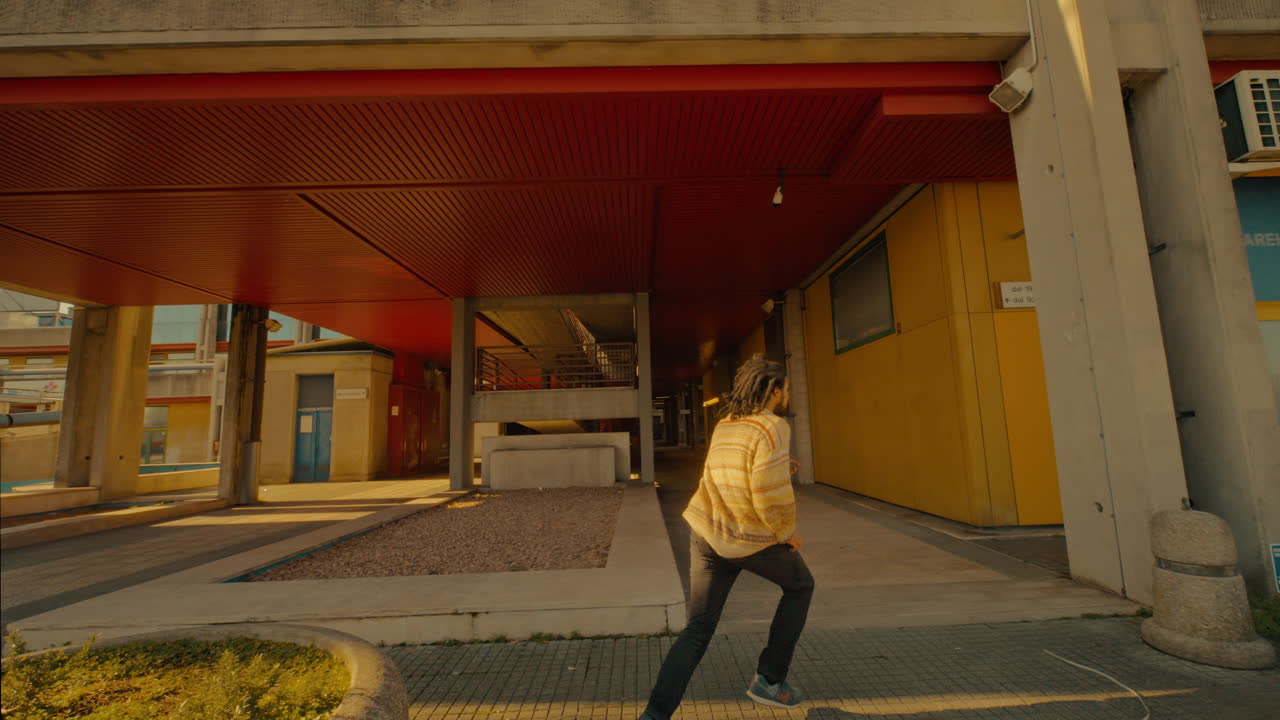 Parkour freestyle urbano