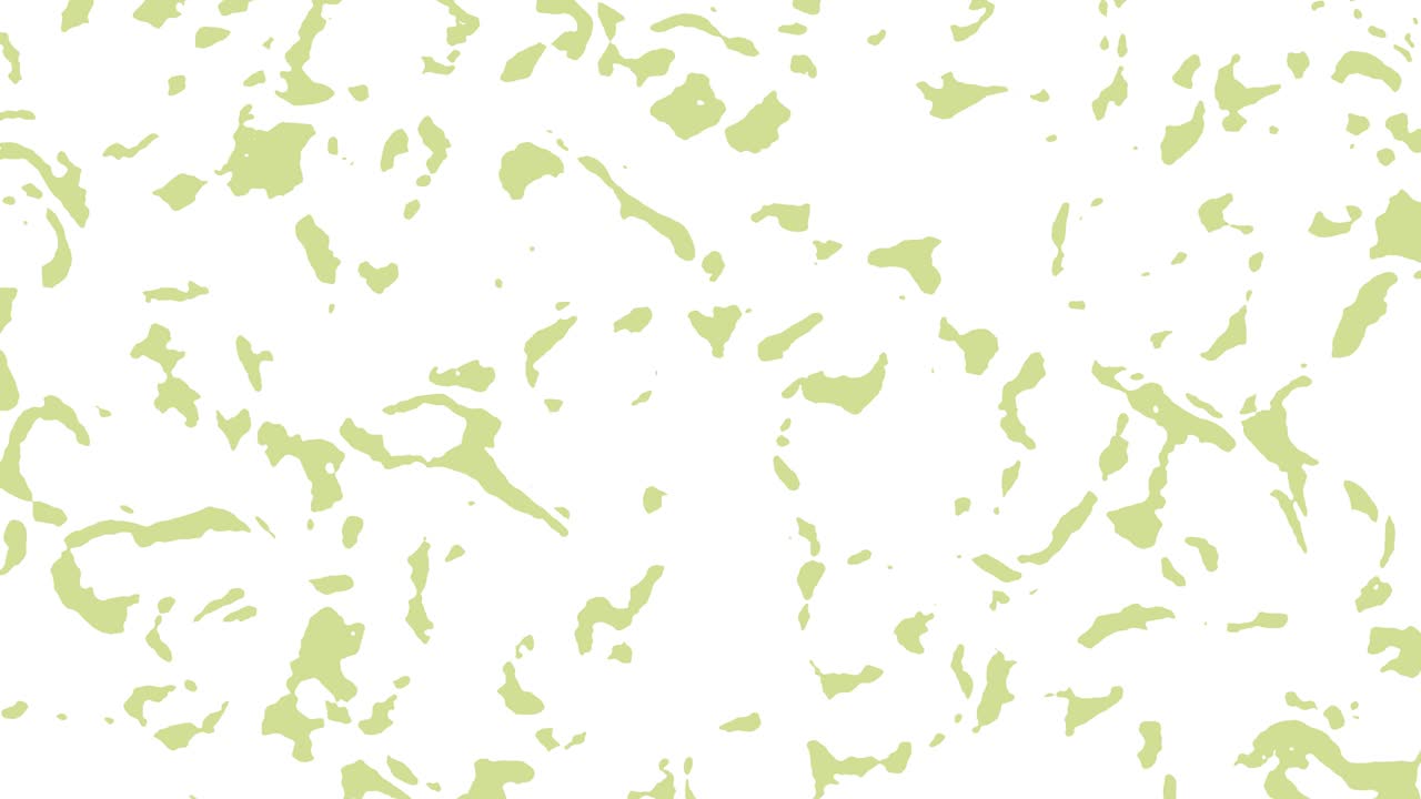 animación abstracta de formas verdes que se mueven sobre un fondo blanco. fondo animado de bucle sin costuras, papel tapiz.