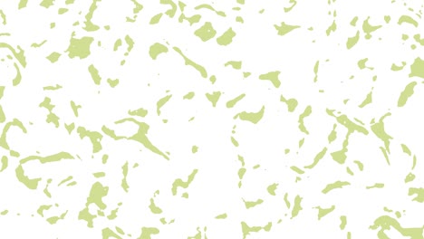 abstract animation of green shapes moving on white background. seamless loop animated background, wallpaper.