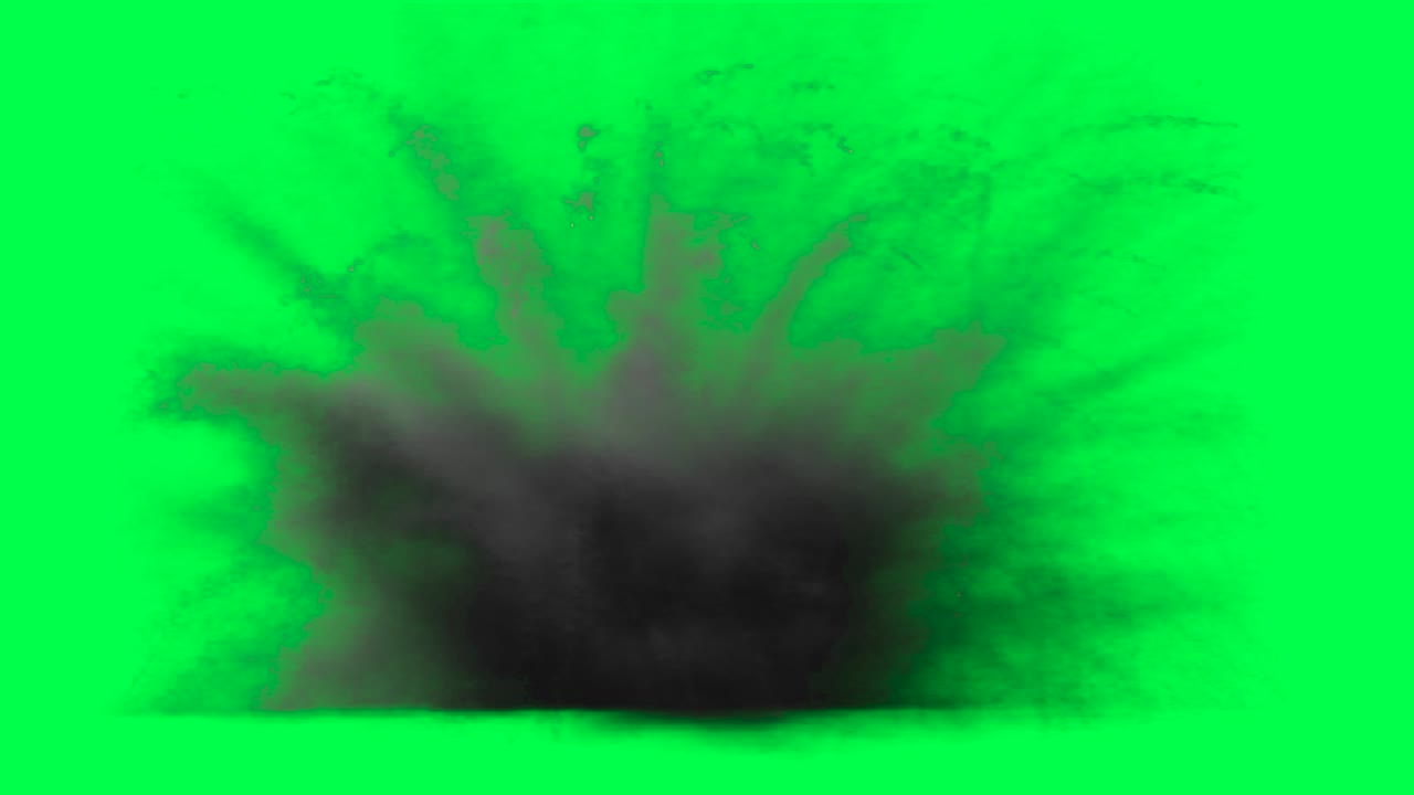 Explosion Green Screen Effect
