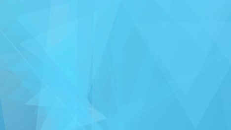 fondo azul abstracto con formas geométricas en movimiento y cambiantes, en su mayoría triángulos