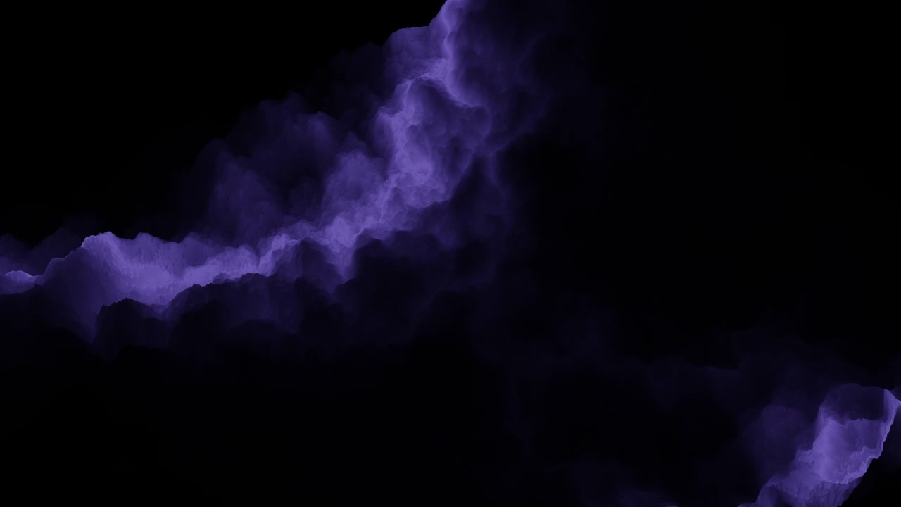 Luce blu enigmatica che illumina l'oscurità