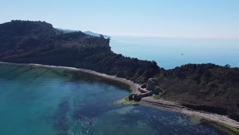 Cape-Of-Rodon--Durres,-Albania