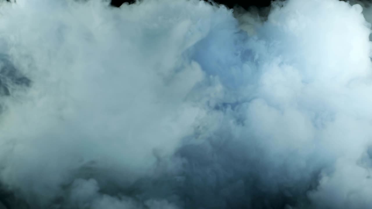 구름 현실적인 건조 얼음 연기