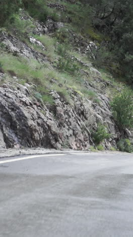 motorcycle ride through mountainous road