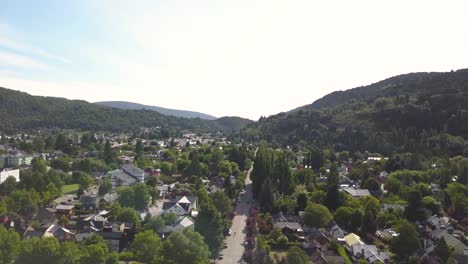 sprawled hidden city of san martin de los andes bariloche patagonia