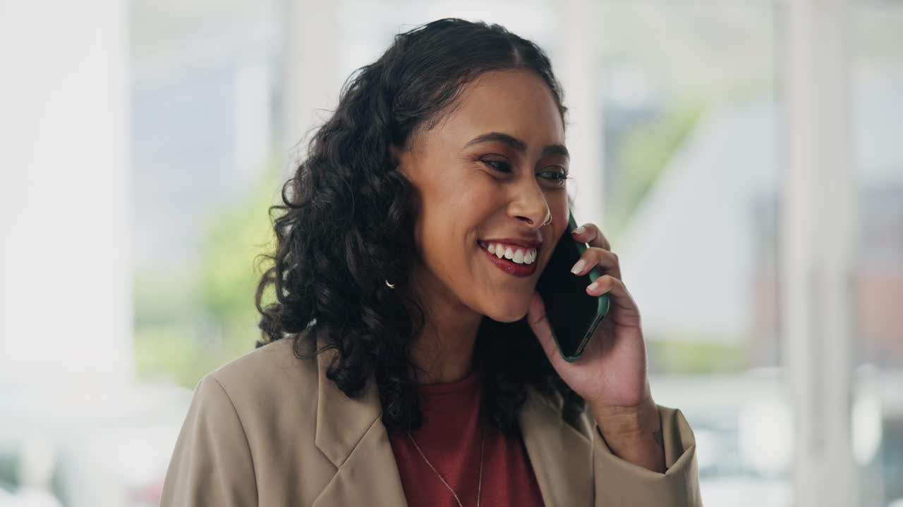 Businesswoman Having a Phone Call