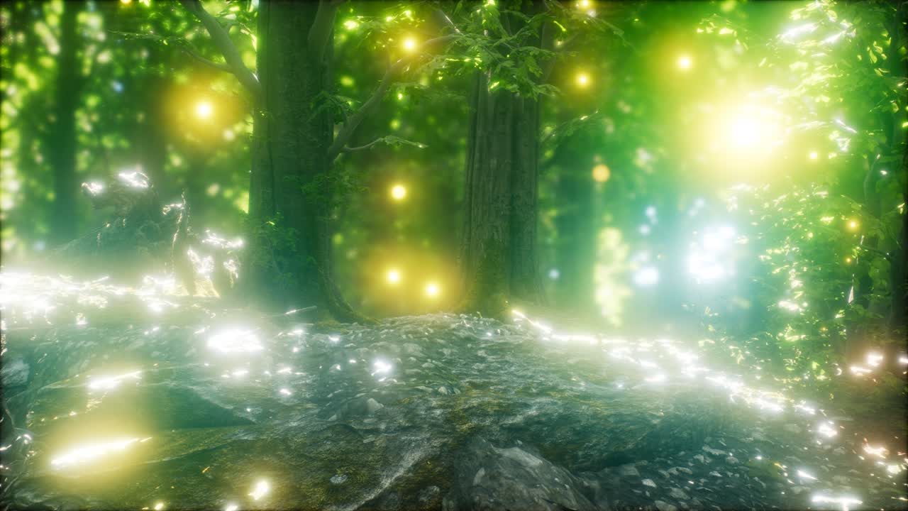 숲에서 날아다니는 반 ⁇ 불