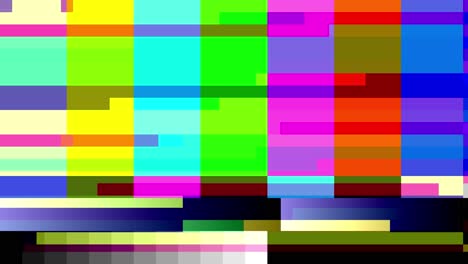 Barras-De-Color-De-Tv-Con-Un-Mal-Funcionamiento-Digital-(bucle)