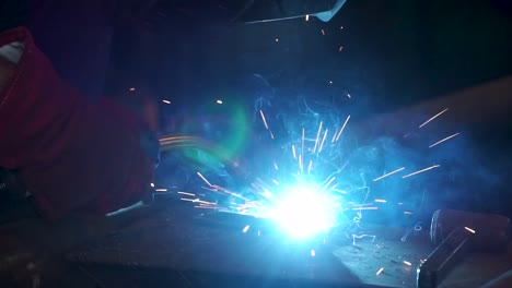 welding process in progress
