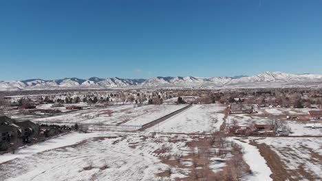 a picturesque colorado winter pan