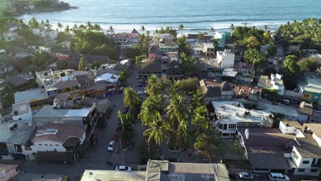 vista aérea, sayulita, méjico