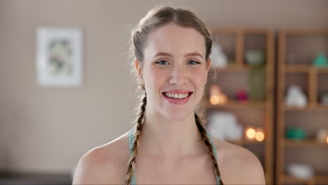 portrait of a smiling woman with braids