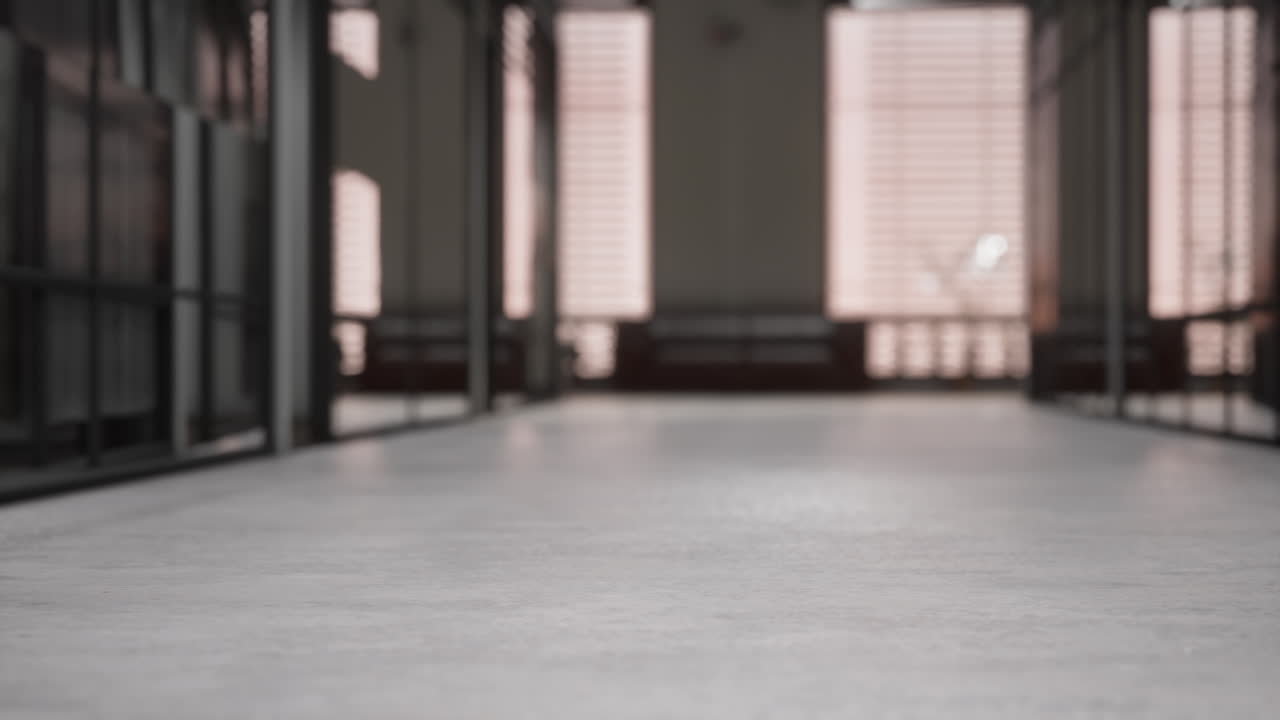 Interior of modern empty office building