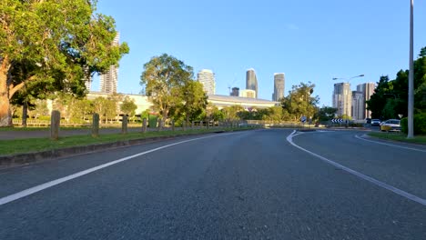 a scenic drive through urban gold coast roads