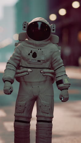 astronaut in a space suit