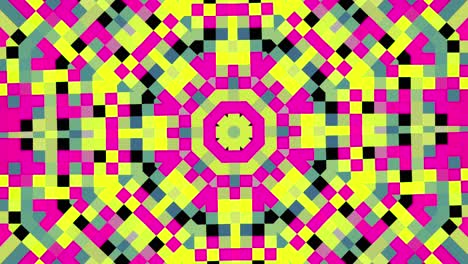 colorful geometric pixelated pattern