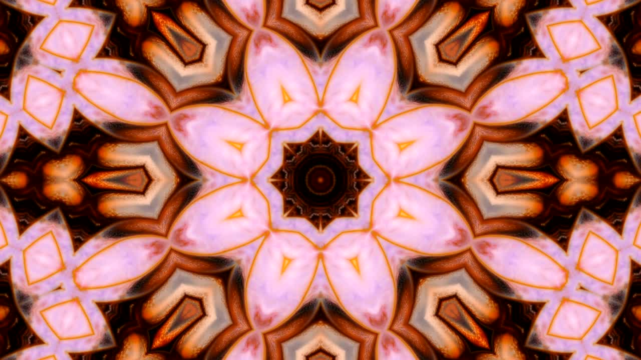 movimiento de fondo de kaleidoscopio abstractamente colorido
