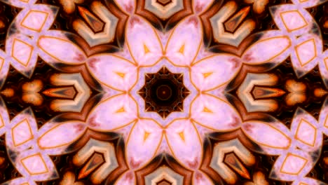 movimiento de fondo de kaleidoscopio abstractamente colorido