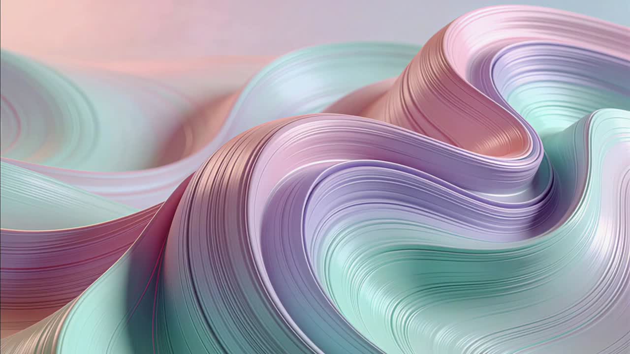3D Abstract Seamless Animation Background