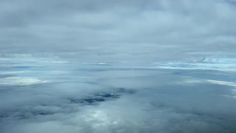 escena de nubes