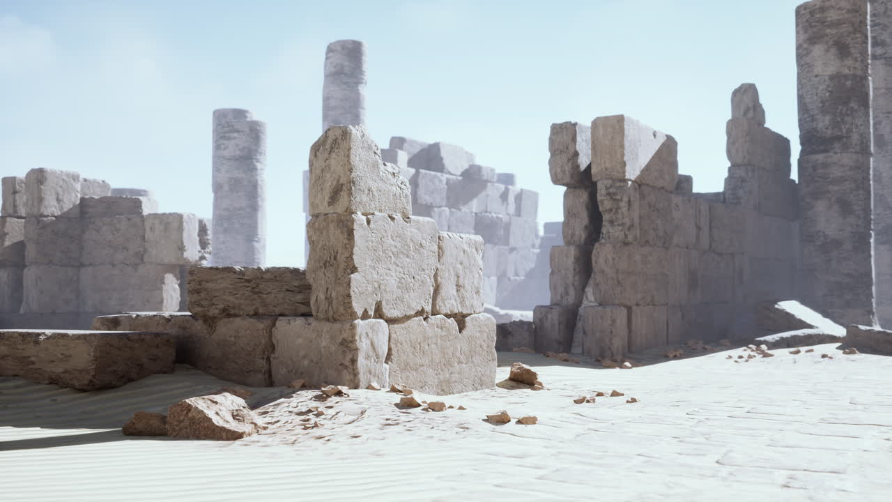 antiguas ruinas del desierto