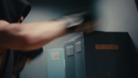 sesión de entrenamiento de boxeo