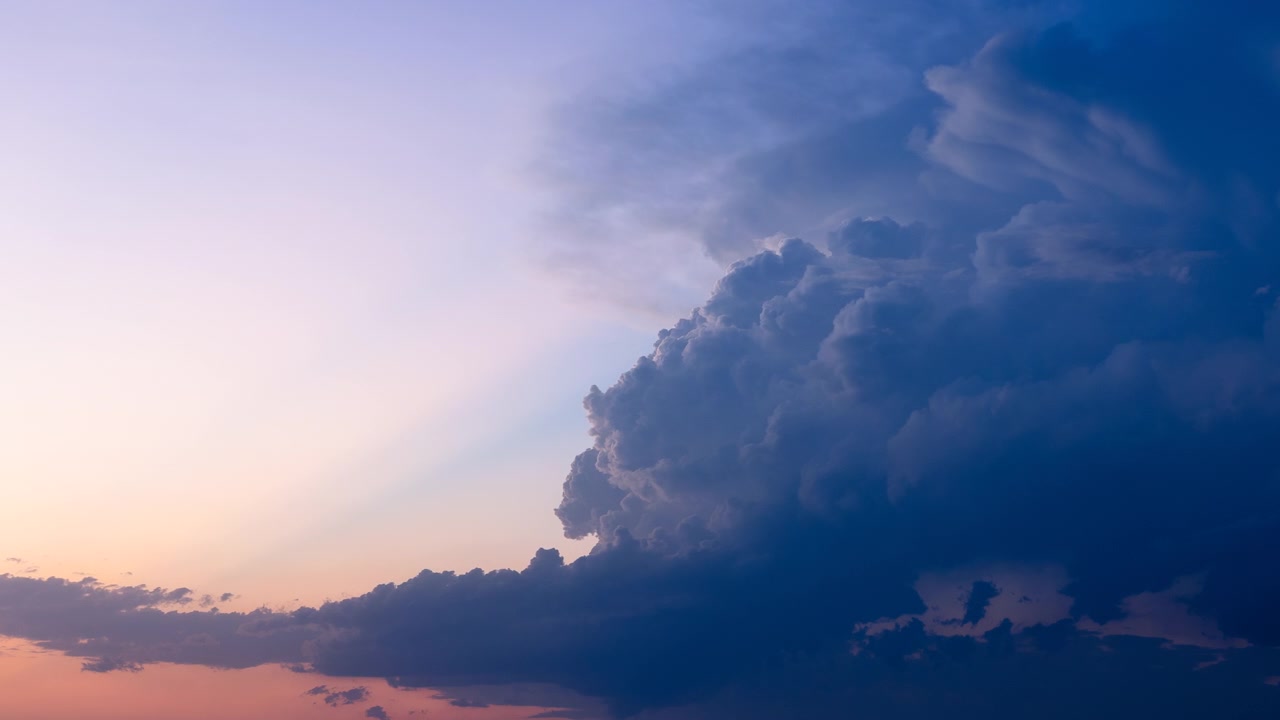 Calm moving clouds seamless loop for relaxing motion background