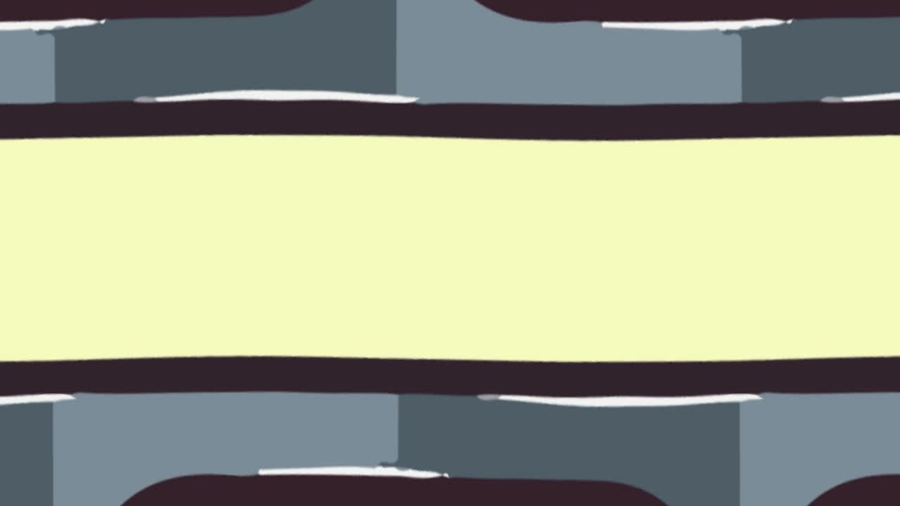 barra de inserción de texto amarilla que se desplaza horizontalmente