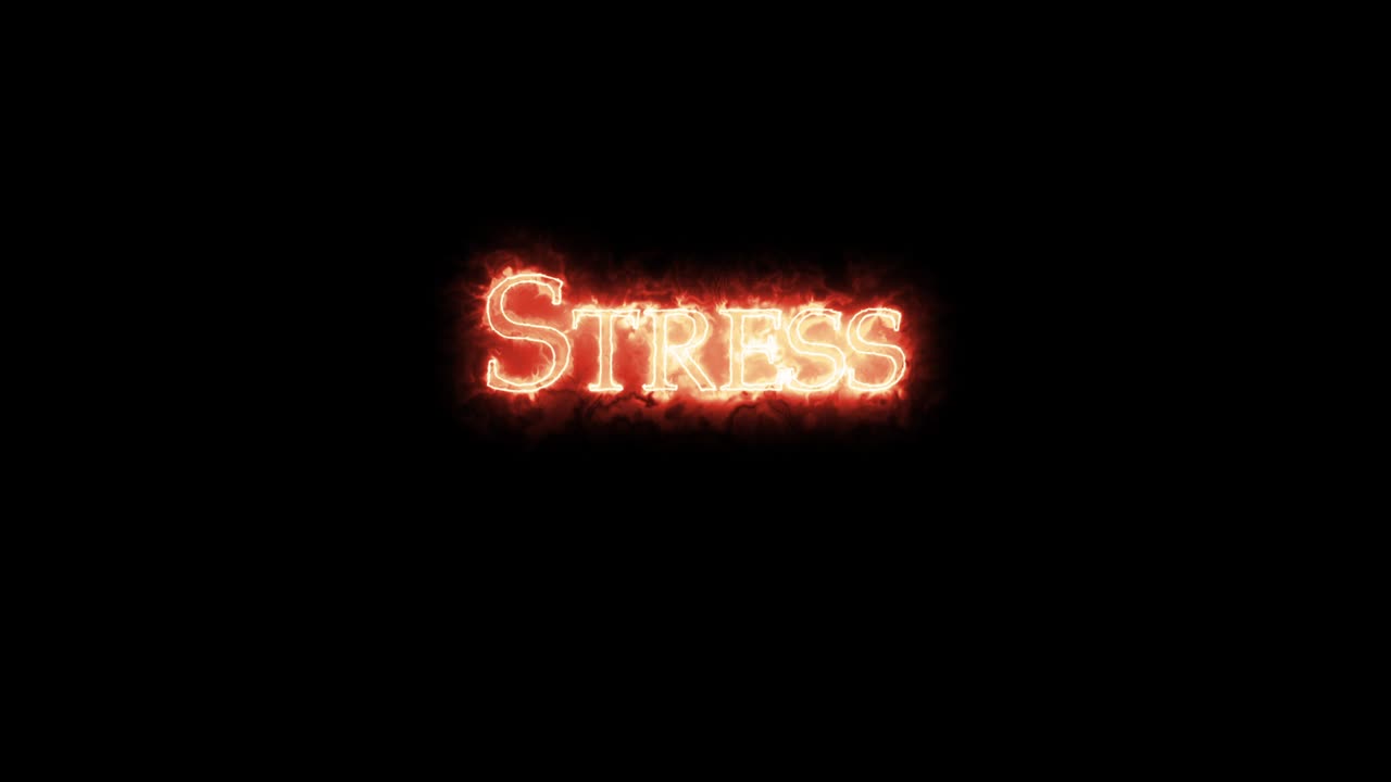 Stress scritto con il fuoco. Loop