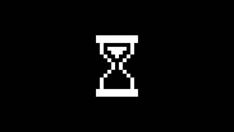 loading hourglass cursor loop animation. 4k video
