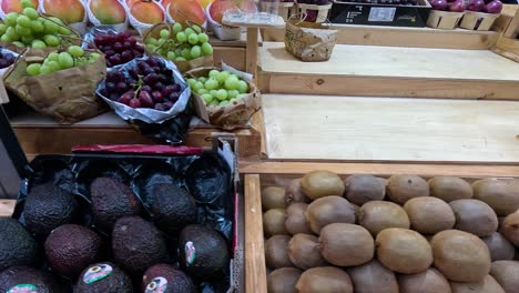 various fruits displayed at a market stall