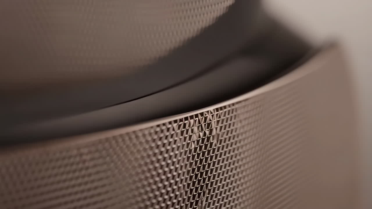 Abstract Metallic Mesh Texture Detail