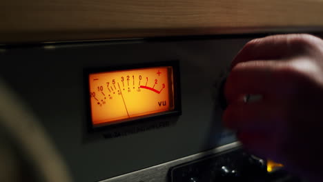 audio equipment close-up