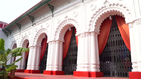 calcuta vieja dominancia de la casa zamindar imágenes de stock