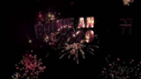 feliz año nuevo 2029 bucle 4k