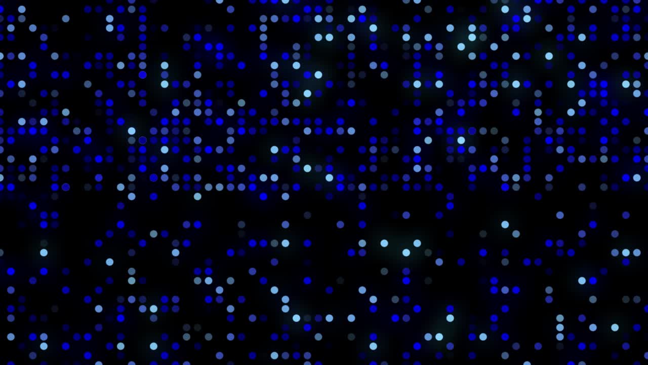 박이는 점의 4k 애니메이션 기술 배경
