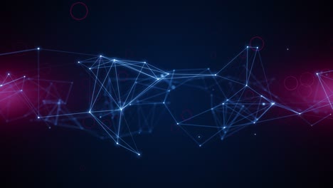 plexus abstract network titles technology science background loop