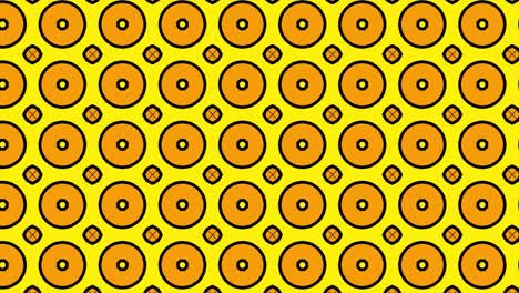 abstract geometric seamless circles pattern animation scrolling right