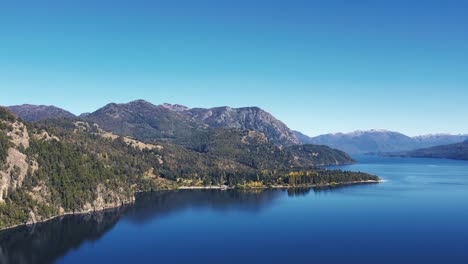 drone footage of a beautiful patagonian landscape-3