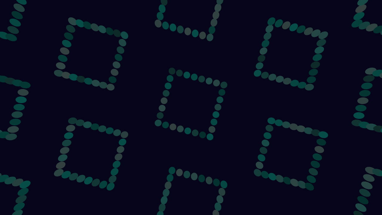 매끄러운 검은 바탕에 활기찬 녹색 점 패턴