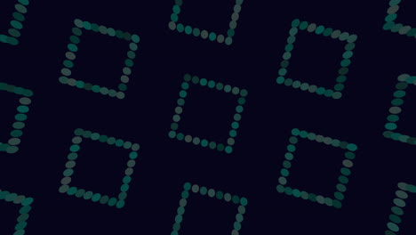 vibrant green dot pattern on a sleek black background