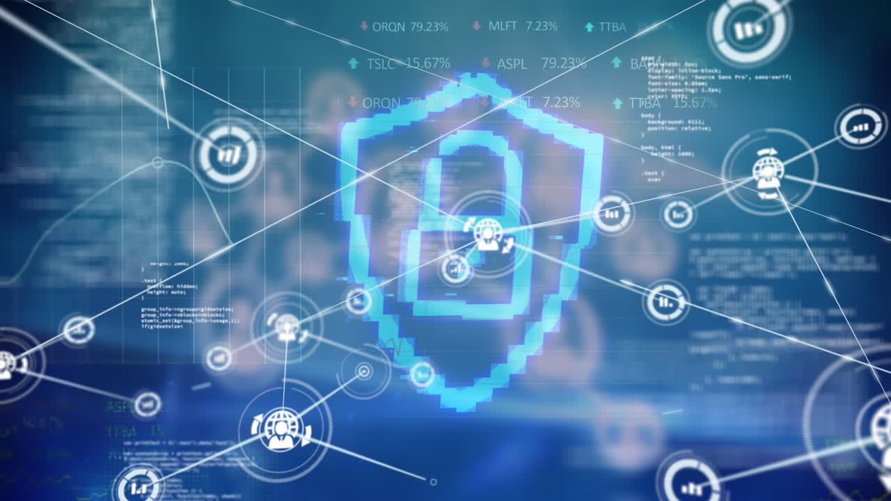 animación de la red de conexiones a través del procesamiento de datos