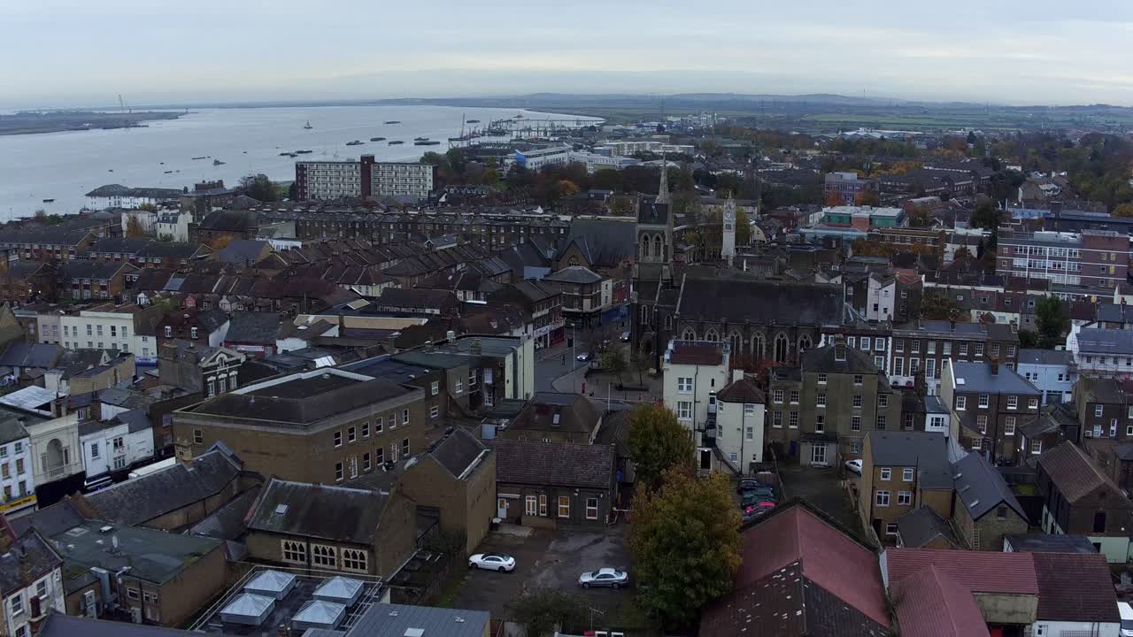 그레이브센드, 켄트, 영국의 조감도