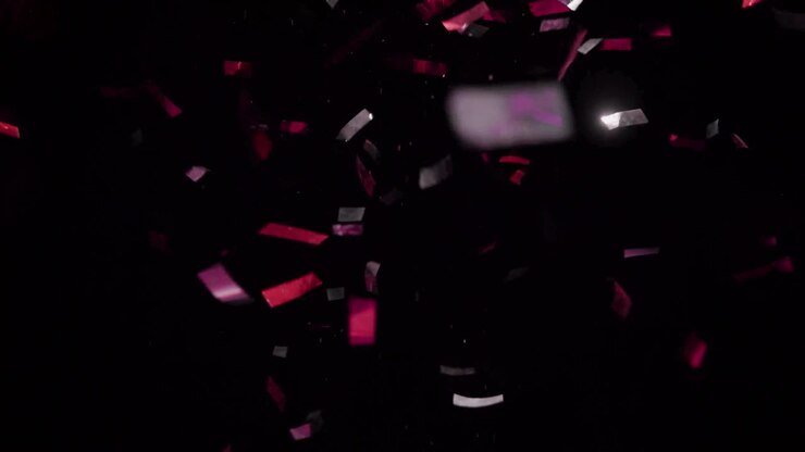 Confetti Particles with Alpha Channel