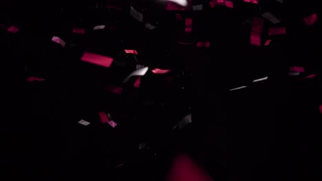 partículas de confeti con canal alfa