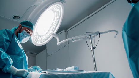 medical professionals in an operating room setting